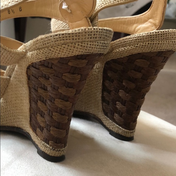 Authentic  Ferragamo Wedge Sandals - Picture 4 of 8